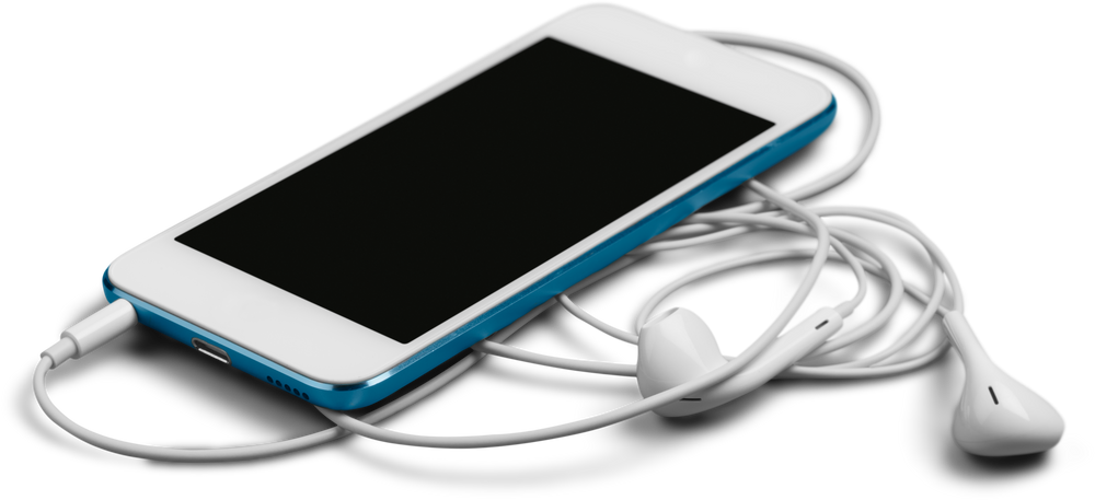Mobile Phone with Earphones